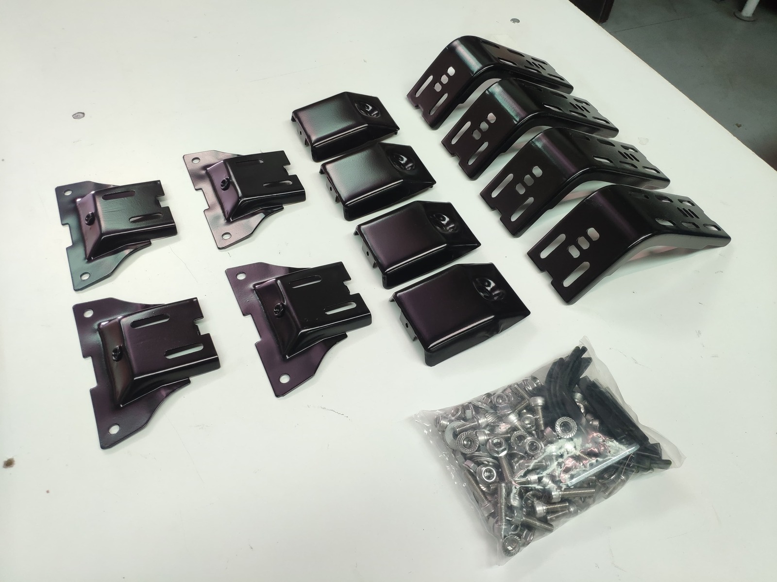 4 x 15CM Roof Rack Brackets Universal 15 CM for Rain Gutter Mounts 4WD