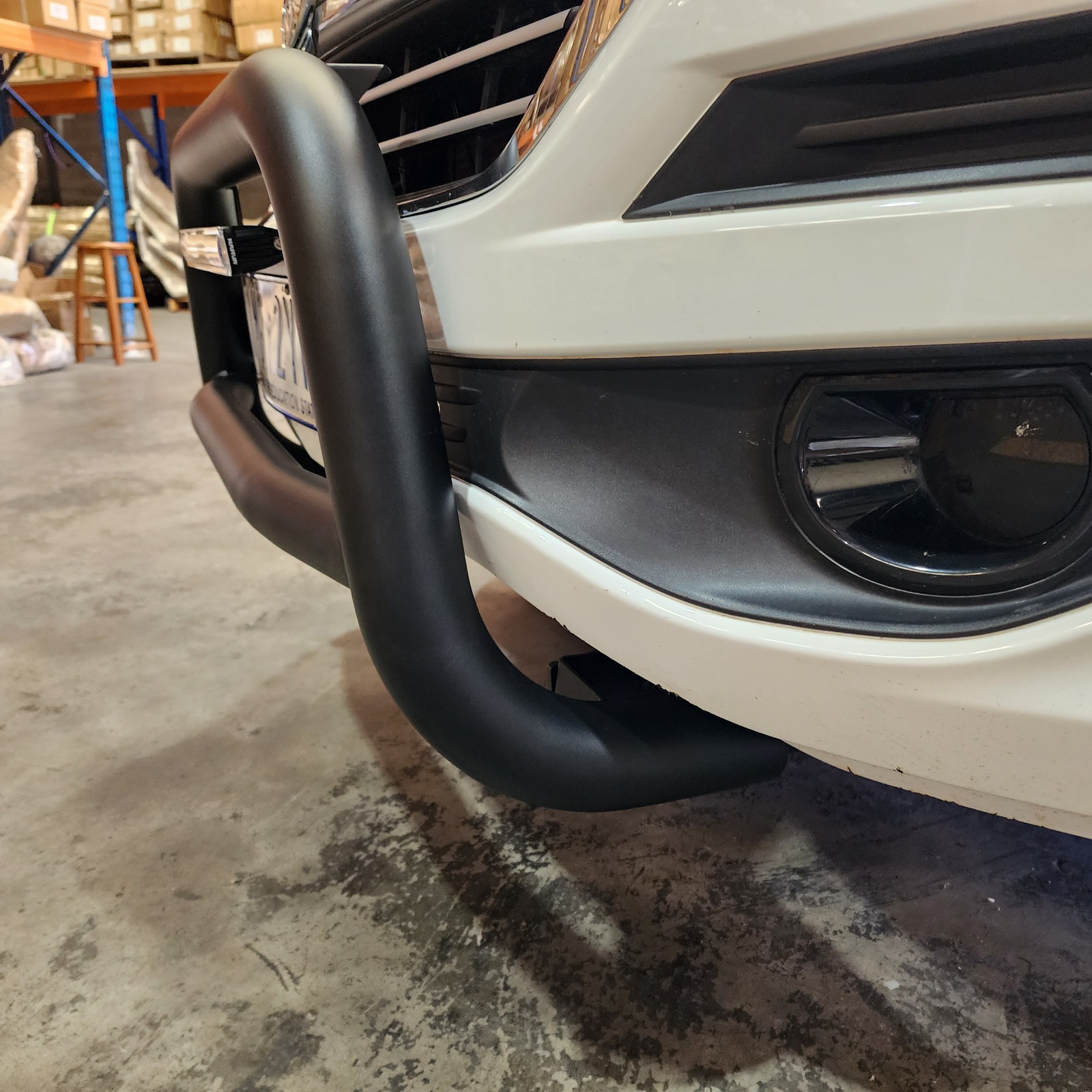 Black Steel Nudge Bar for Holden Colorado 20122019 Grille Bumper Guard