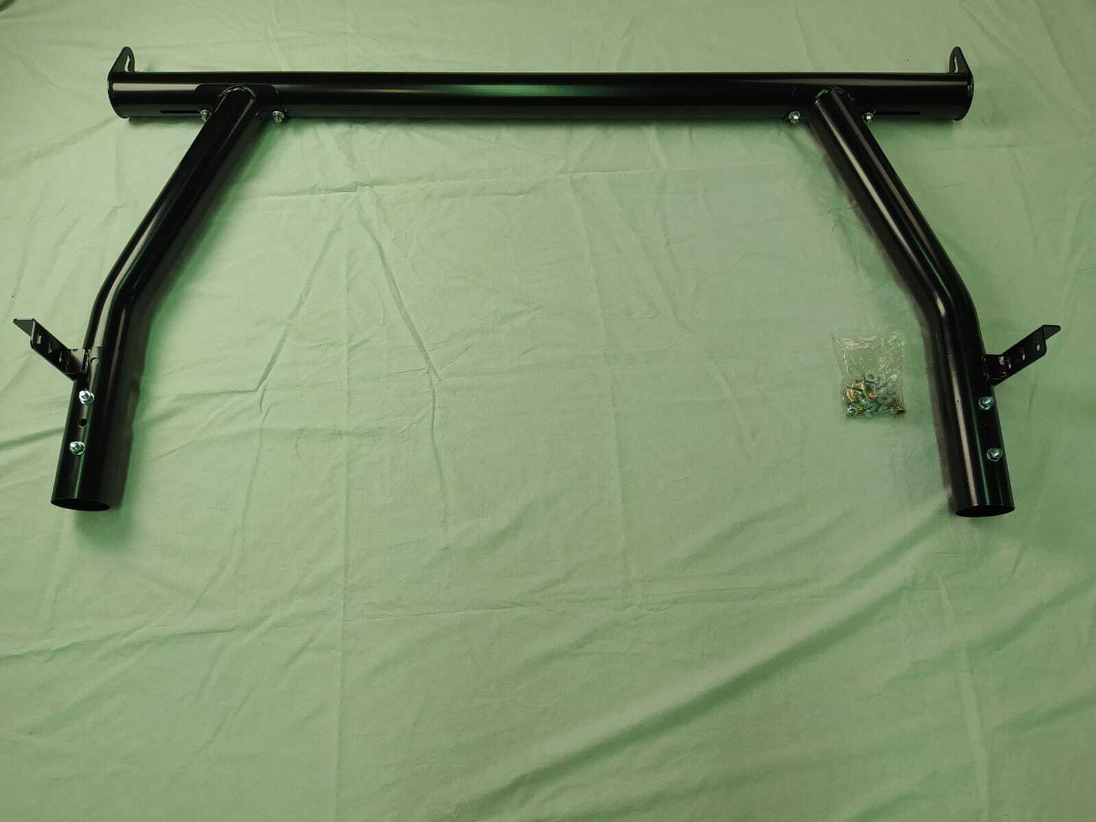 Black Steel Heavy Duty Adjustable Width Height UTE Tub Ladder Rack Roll