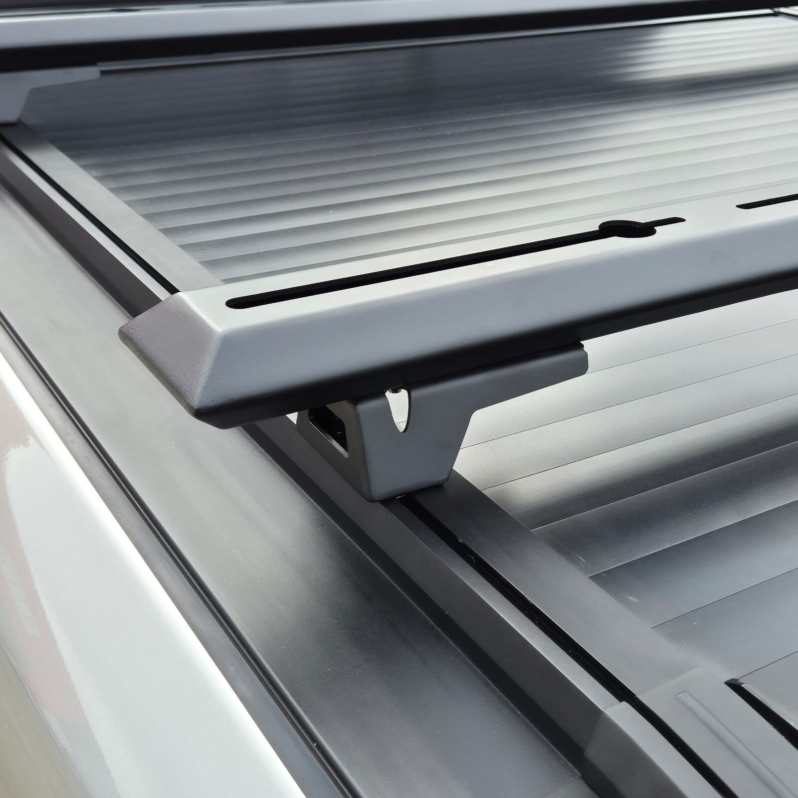 2 x Black Cross Bars/Racks For Roller Shutter, Hard Lids On Utes - GRAND4x4