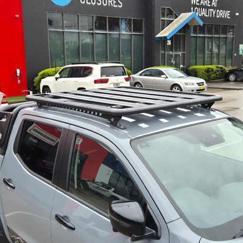 Aluminium Alloy Platform Roof Rack to suit Nissan Navara NP300 2015 - Current Dual Cab