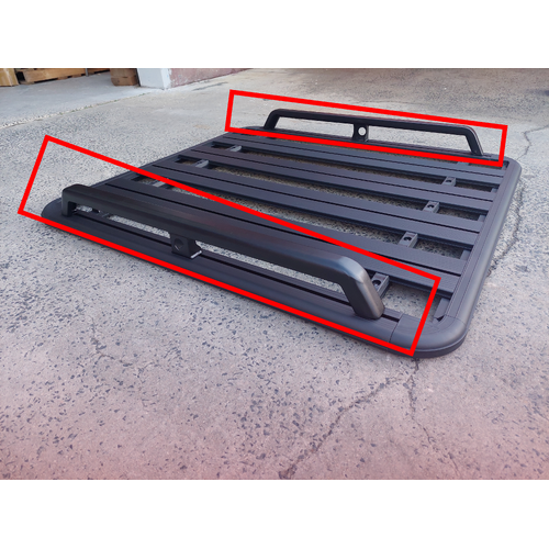 Pair of Side Rails to Suit 2200MM Long Platform Racks Heavy Duty Steel Bars