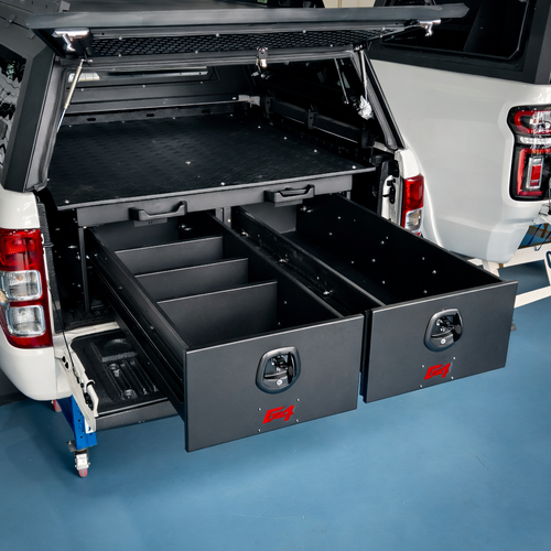 G4 Heavy-Duty Ute Drawer & Tub Load Slide System for Dual Cab Utes Universal (Short)
