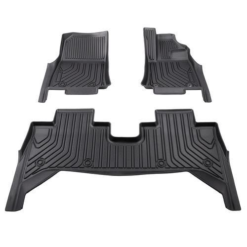 3D Moulded Floor Mats fit for BYD Shark 6 ute (all models)