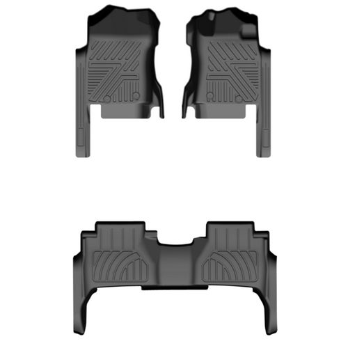 3D Moulded Floor Mats suitable for Nissan Navara NP300 2015 - 2025 D23