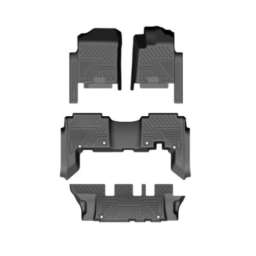 3D Moulded Floor Mats suitable for Nissan Patrol Y62 2019 - 2025 
