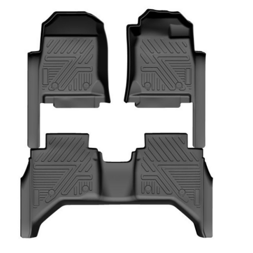 3D Moulded Floor Mats suitable for Isuzu DMax D-Max 2020 - 2026 Auto