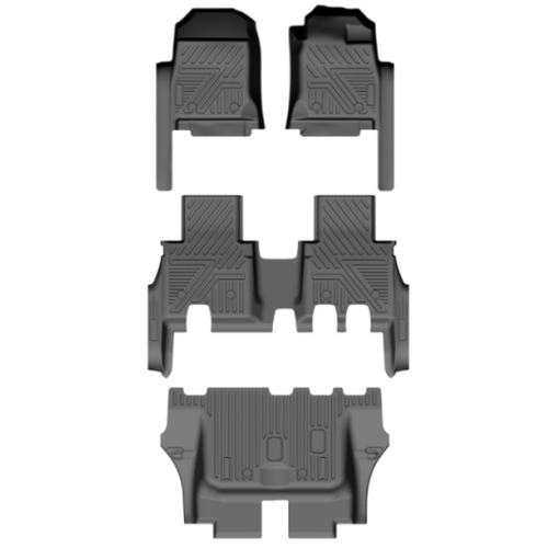 3D Moulded Floor Mats suitable for Isuzu MUX MU-X 2020 - 2026