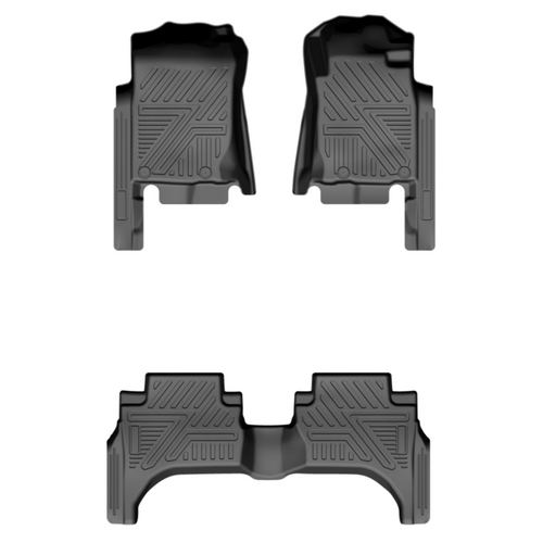 3D Moulded Floor Mats fit for Mitsubishi Triton MQ/MR 2015 - 2023 electric seats
