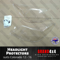 Headlight Headlamp Protectors for Holden Colorado 2012 - 2016 Lamp Covers