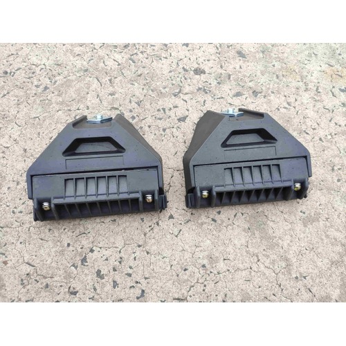 2 x 4" Inch 10CM Roof Rack Rail Brackets for Rain Gutter Mount Vehicles Van