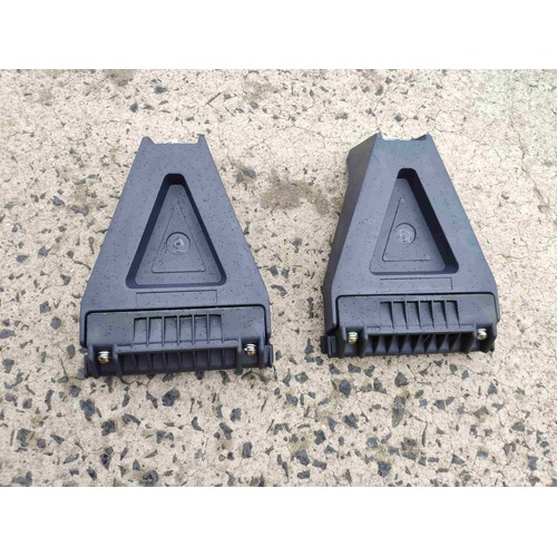 2 x 6 Inch 15CM Roof Rack Rail Brackets for Rain Gutter Mount Vehicles Van Hiace