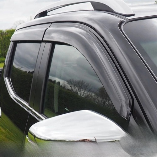 Premium Injection Window Visors for Nissan Navara NP300 D23 2015 - 2025 Dual Cab