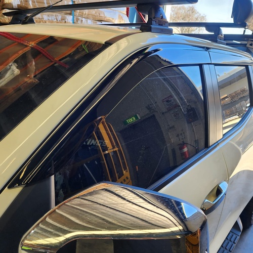 Premium Injection Weathershields Tinted Visors for Mitsubishi Triton MV 2024+