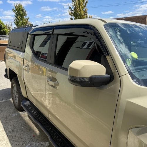 Premium Injection Weathershields Tinted Window Visors for Kia Tasman